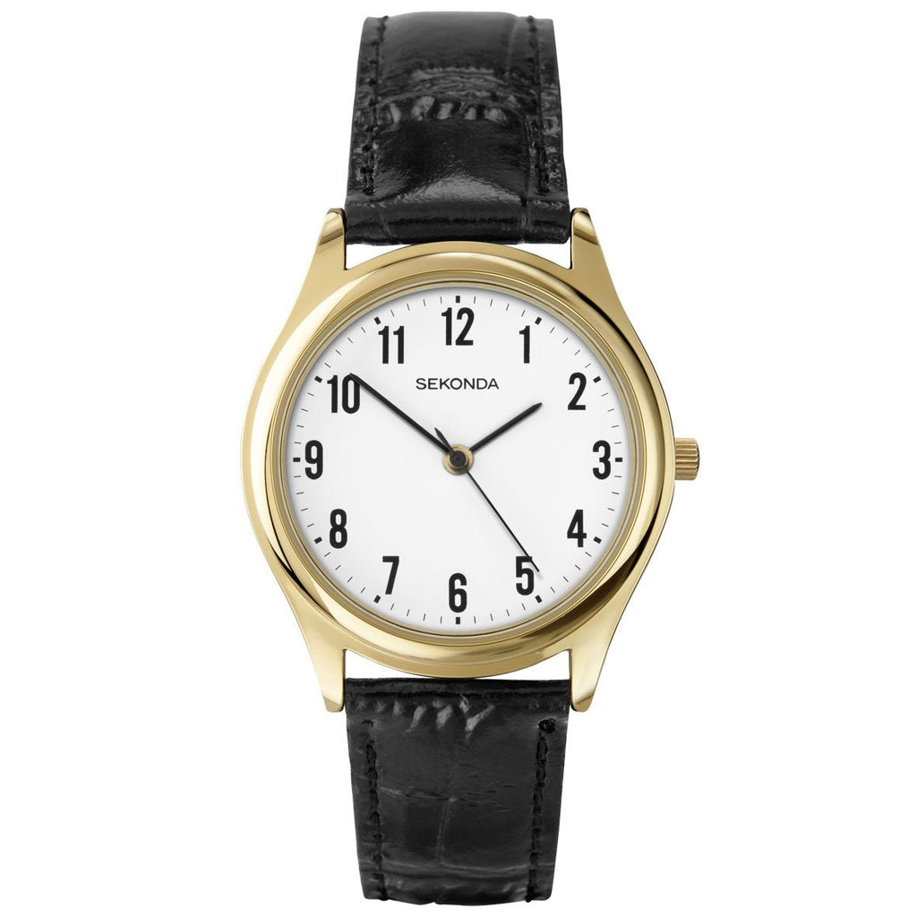 Sekonda Men's Classic Leather Strap Watch Watch Sekonda Default Title  