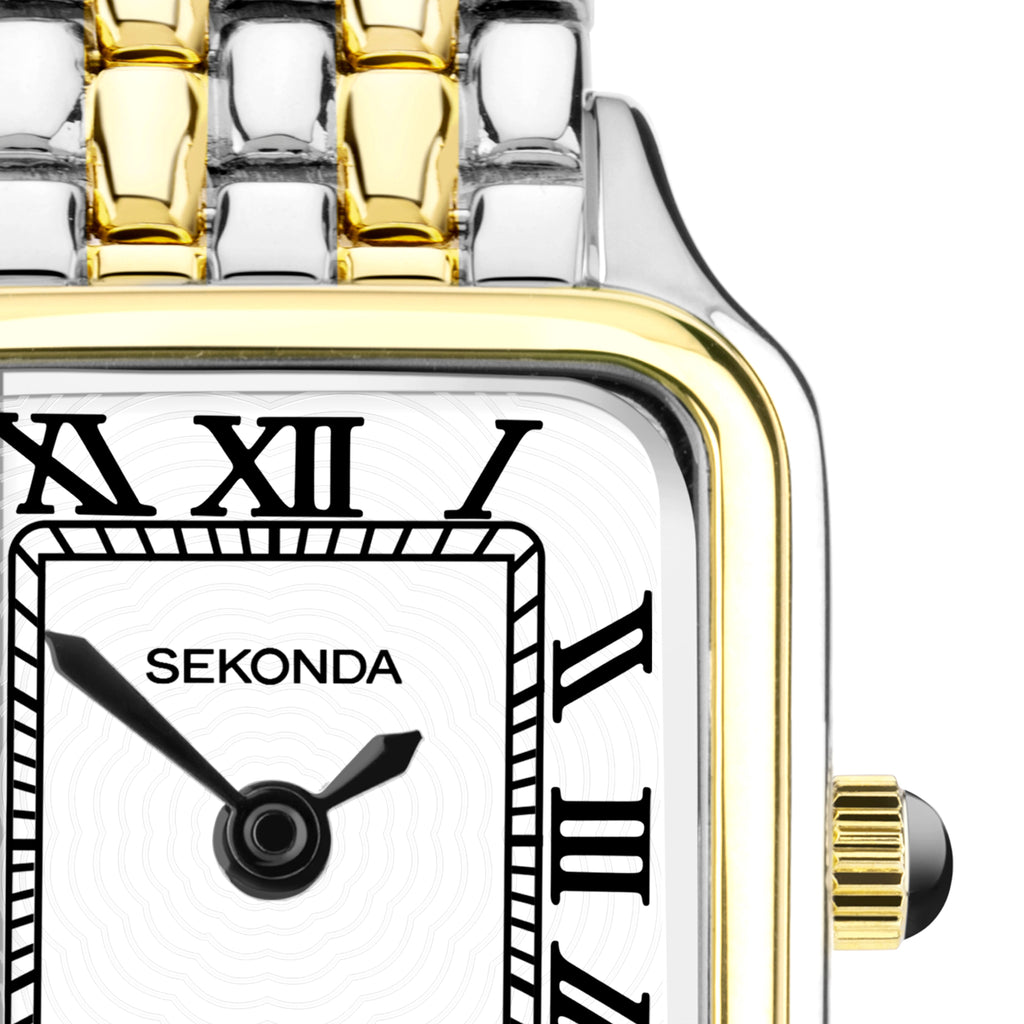 Sekonda Monica Silver & Gold Watch - SK40658 Watch Sekonda   