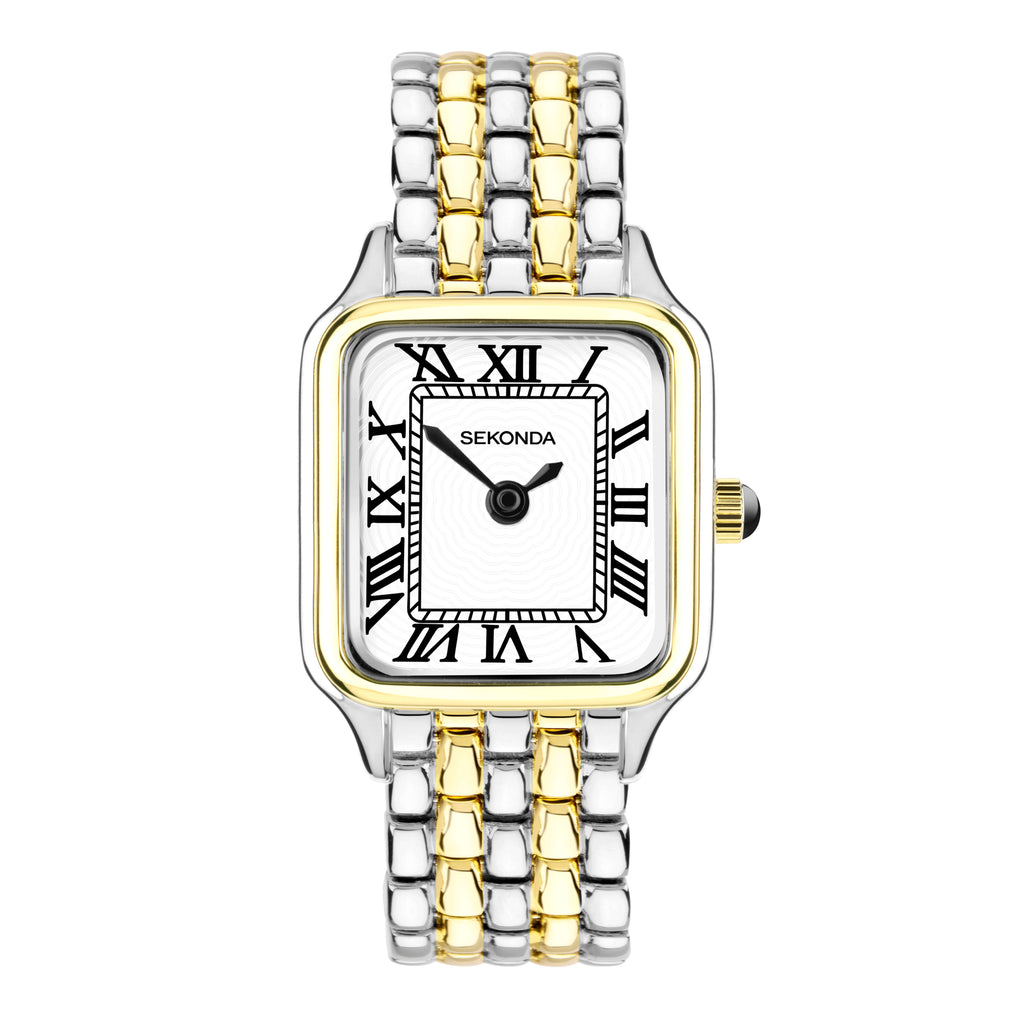 Sekonda Monica Silver & Gold Watch - SK40658 Watch Sekonda   