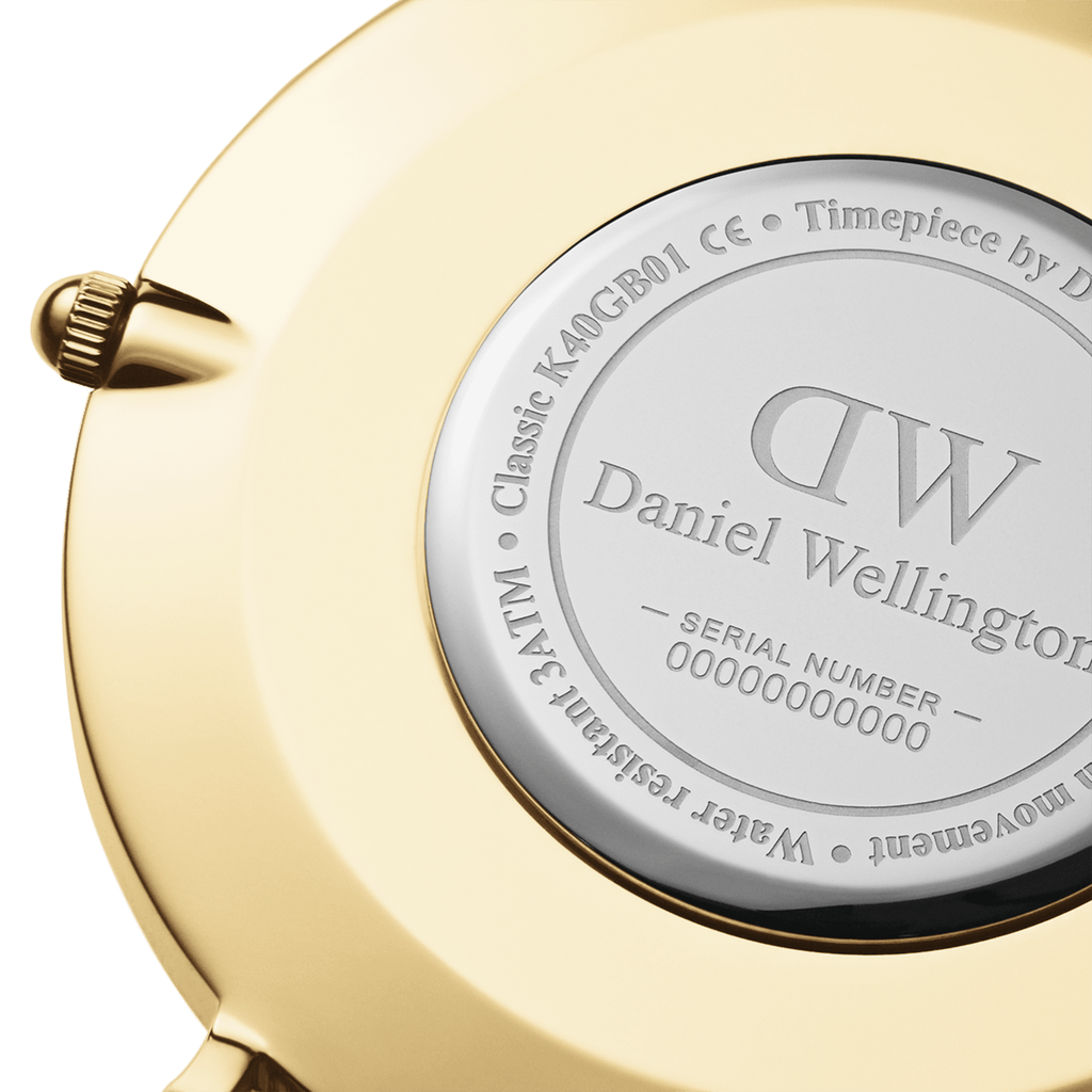 Daniel Wellington Classic 40 Sheffield Gold & White Watch Watch Daniel Wellington   