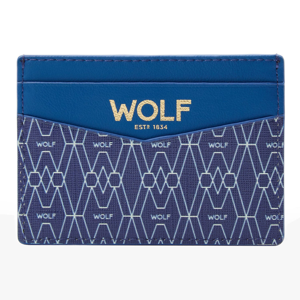 Wolf Signature Cardholder Card Wallet Wolf Blue  