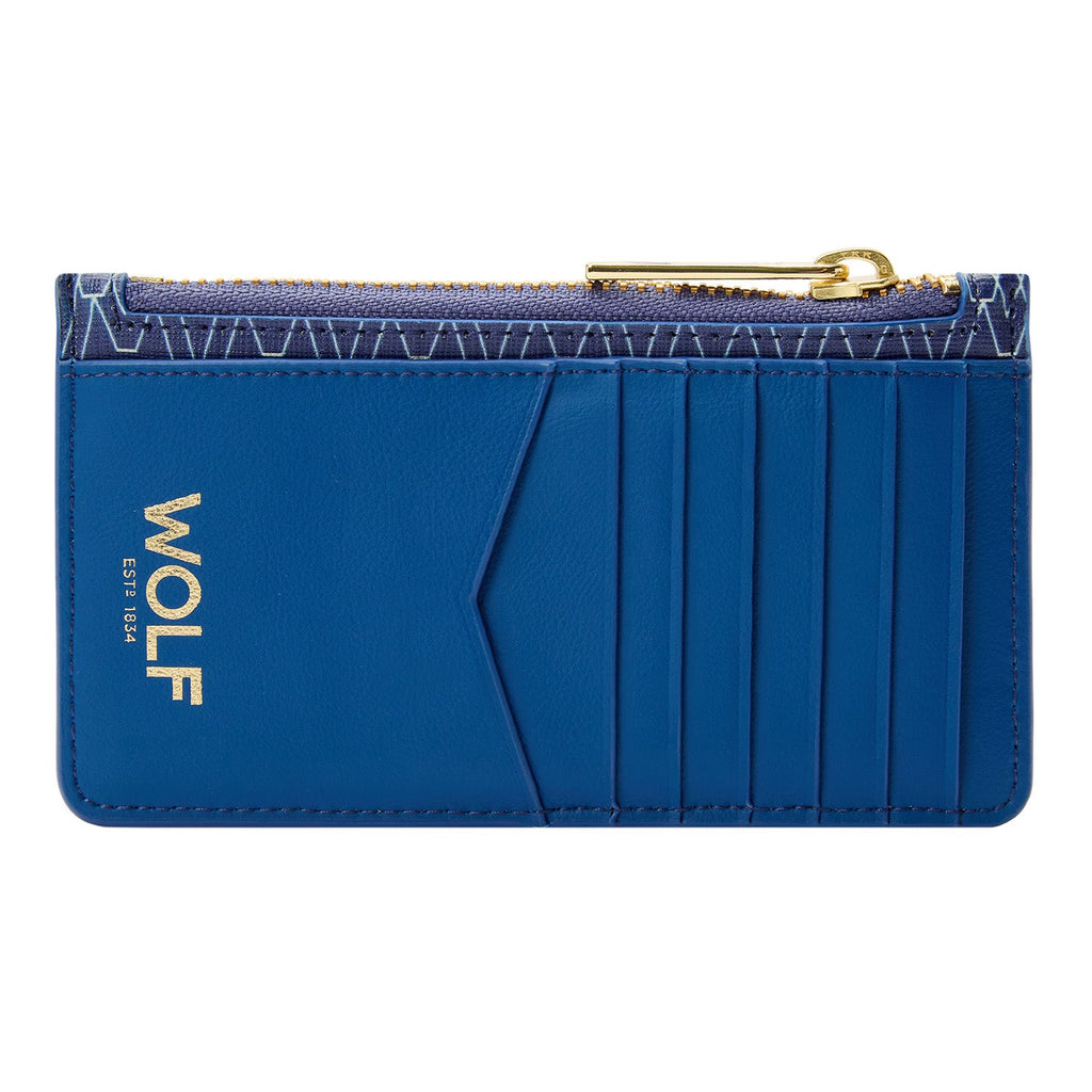 Wolf Signature Range Zip Case Card Wallet Wolf Blue  