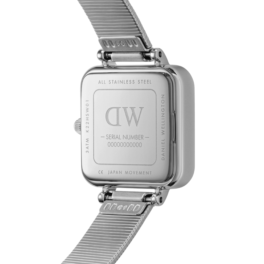 Daniel Wellington Quadro Studio 22x22 Silver & White Watch Watch Daniel Wellington   