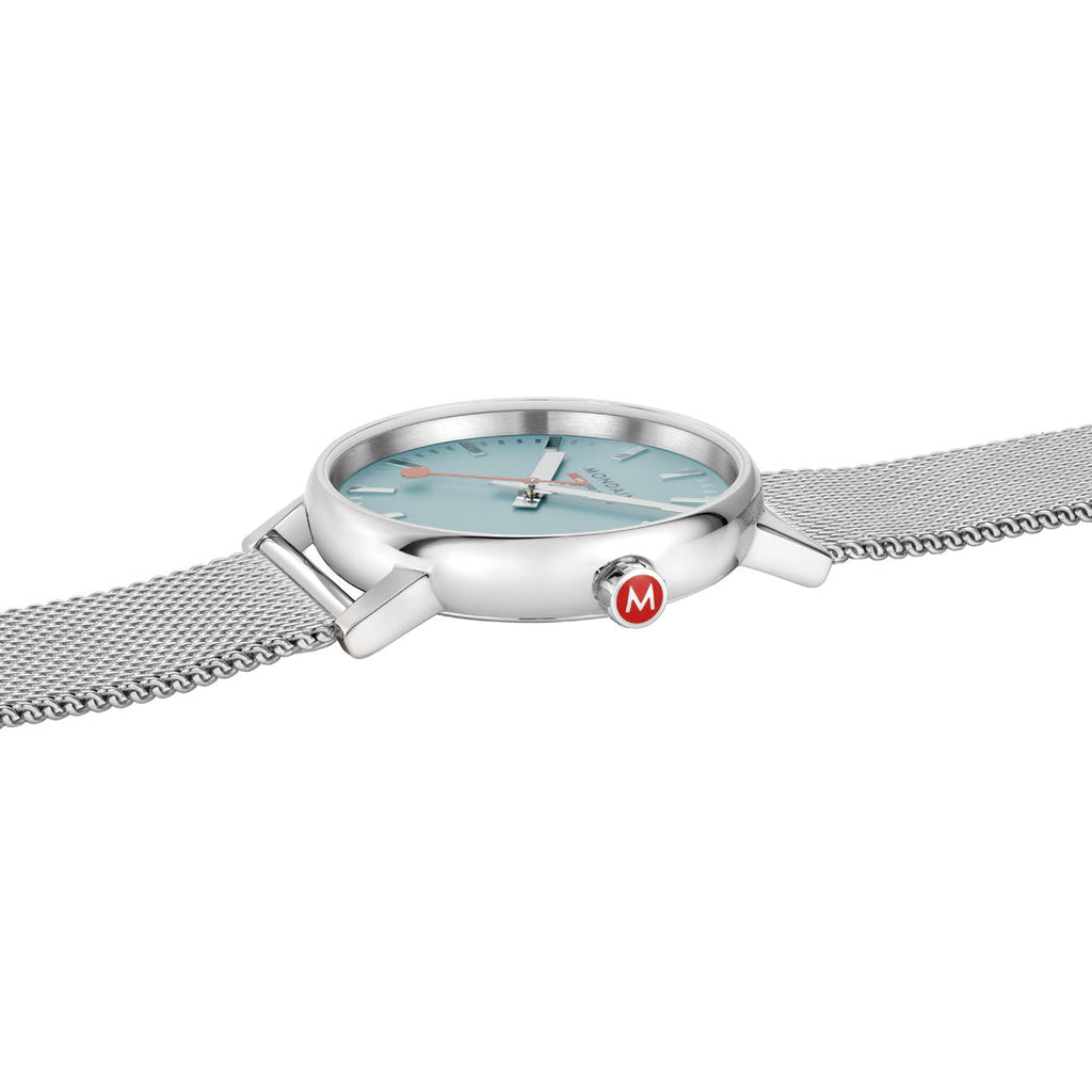 Mondaine Official Swiss Railways Evo2 35mm Dusk Blue Watch Watches Mondaine   