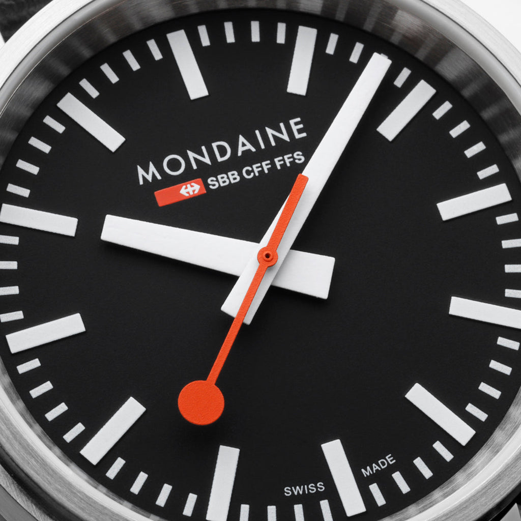 Mondaine Official Swiss Railways Stop2Go Automatic Super-LumiNovaÂ® 41mm Watch Watch Mondaine   