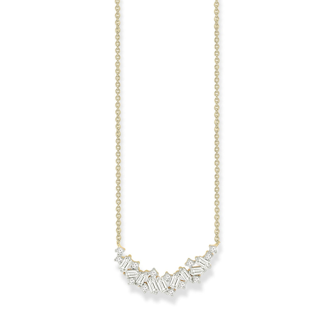 Diamond Necklace with 0.25ct Diamonds in 9K Yellow Gold Necklace Boutique Diamond Jewellery   