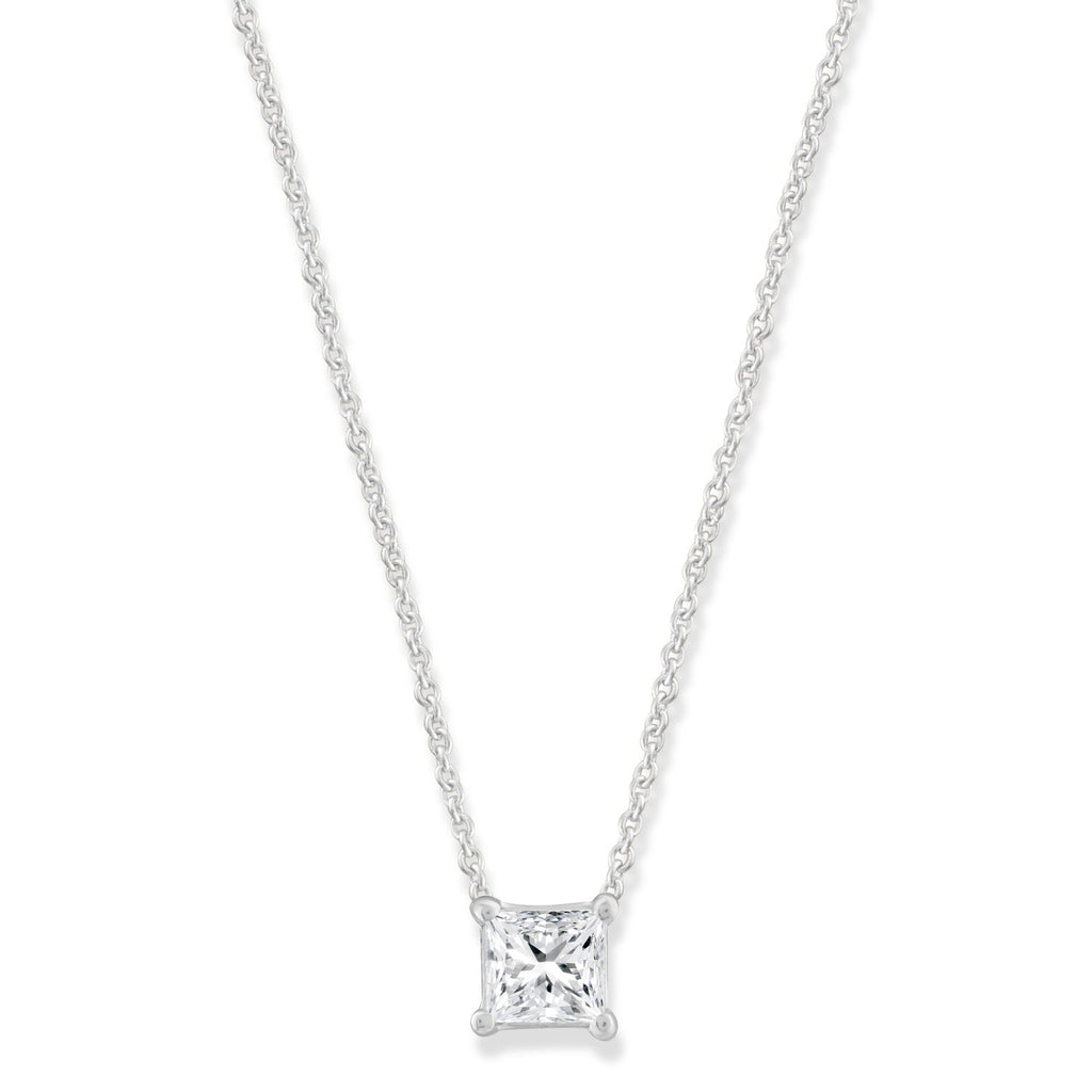 Diamond Necklace with 0.25ct Diamonds in 9K White Gold Necklace Boutique Diamond Jewellery   