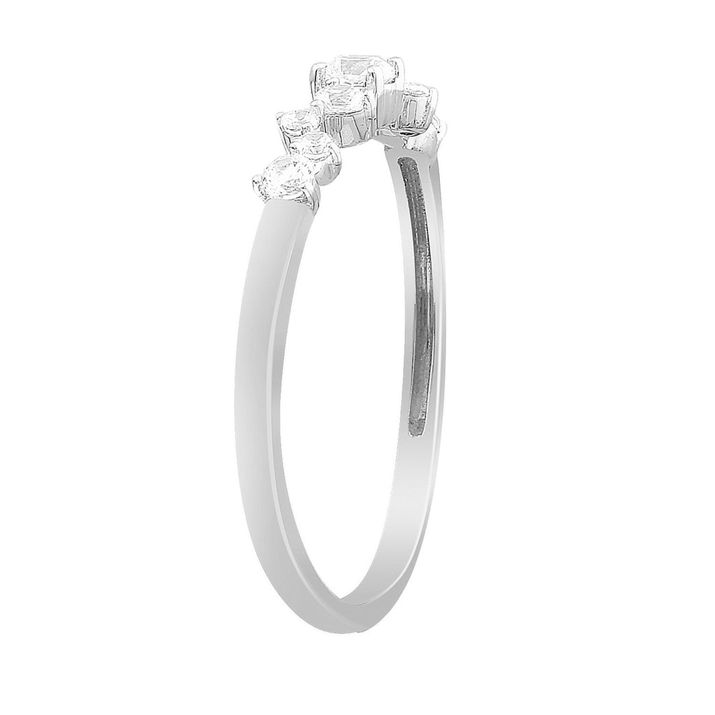 Diamond Ring with 0.25ct Diamonds in 9K White Gold Rings Boutique Diamond Jewellery   