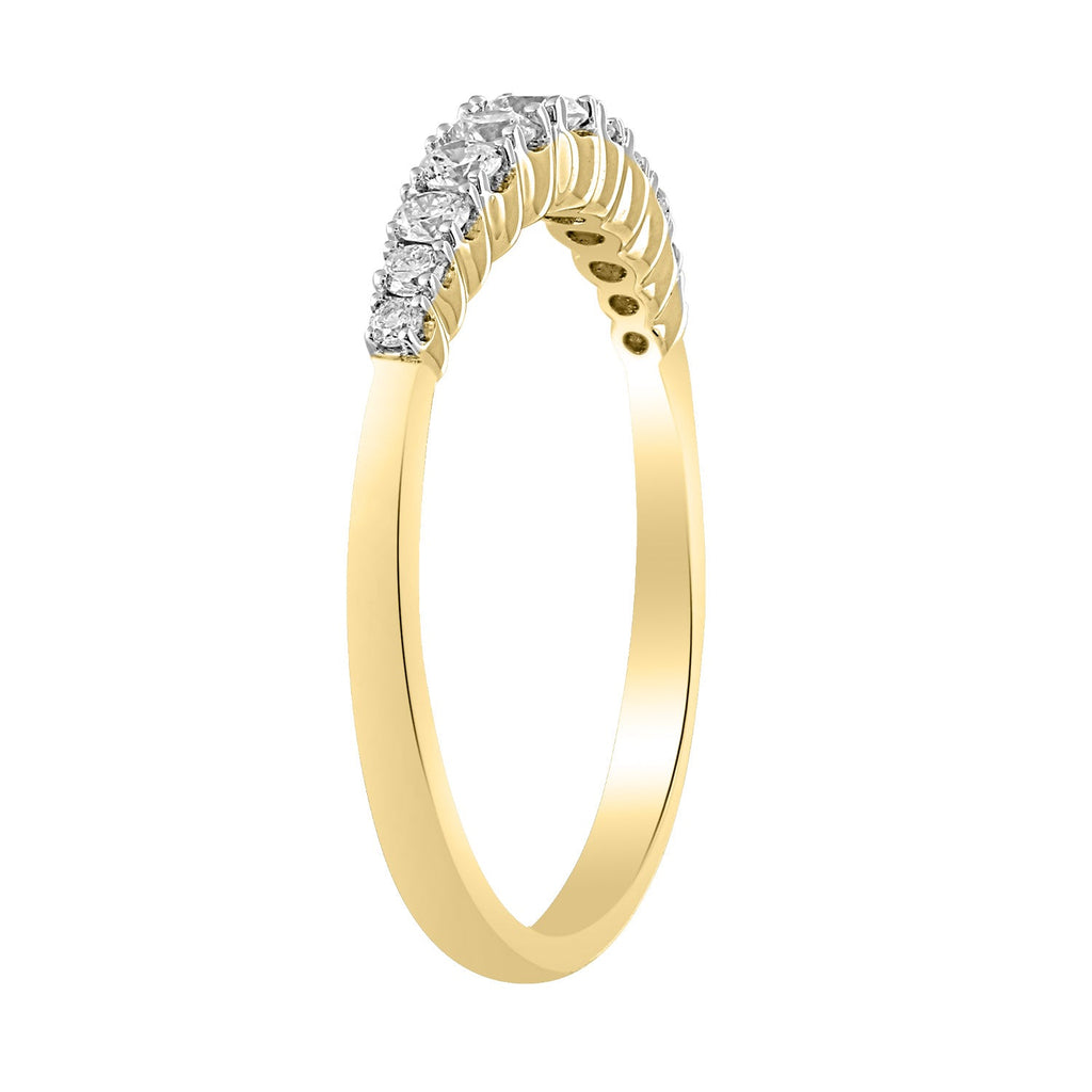 Diamond Ring with 0.33ct Diamonds in 9K Yellow Gold Rings Boutique Diamond Jewellery   