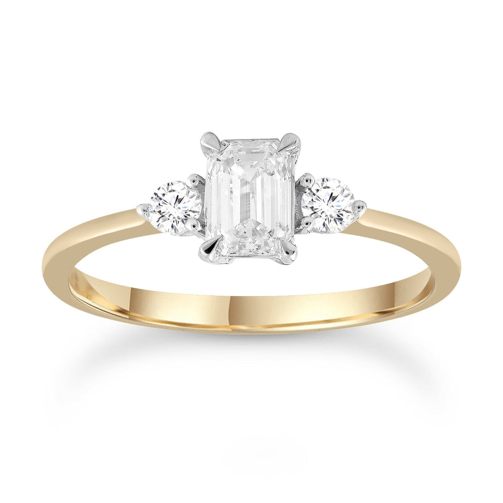 Diamond Ring with 0.50ct Diamonds in 9K Yellow Gold Rings Boutique Diamond Jewellery   