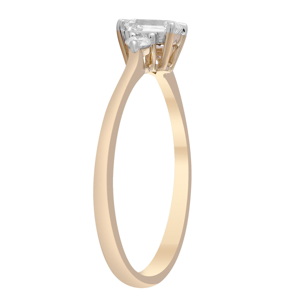 Diamond Ring with 0.50ct Diamonds in 9K Yellow Gold Rings Boutique Diamond Jewellery   