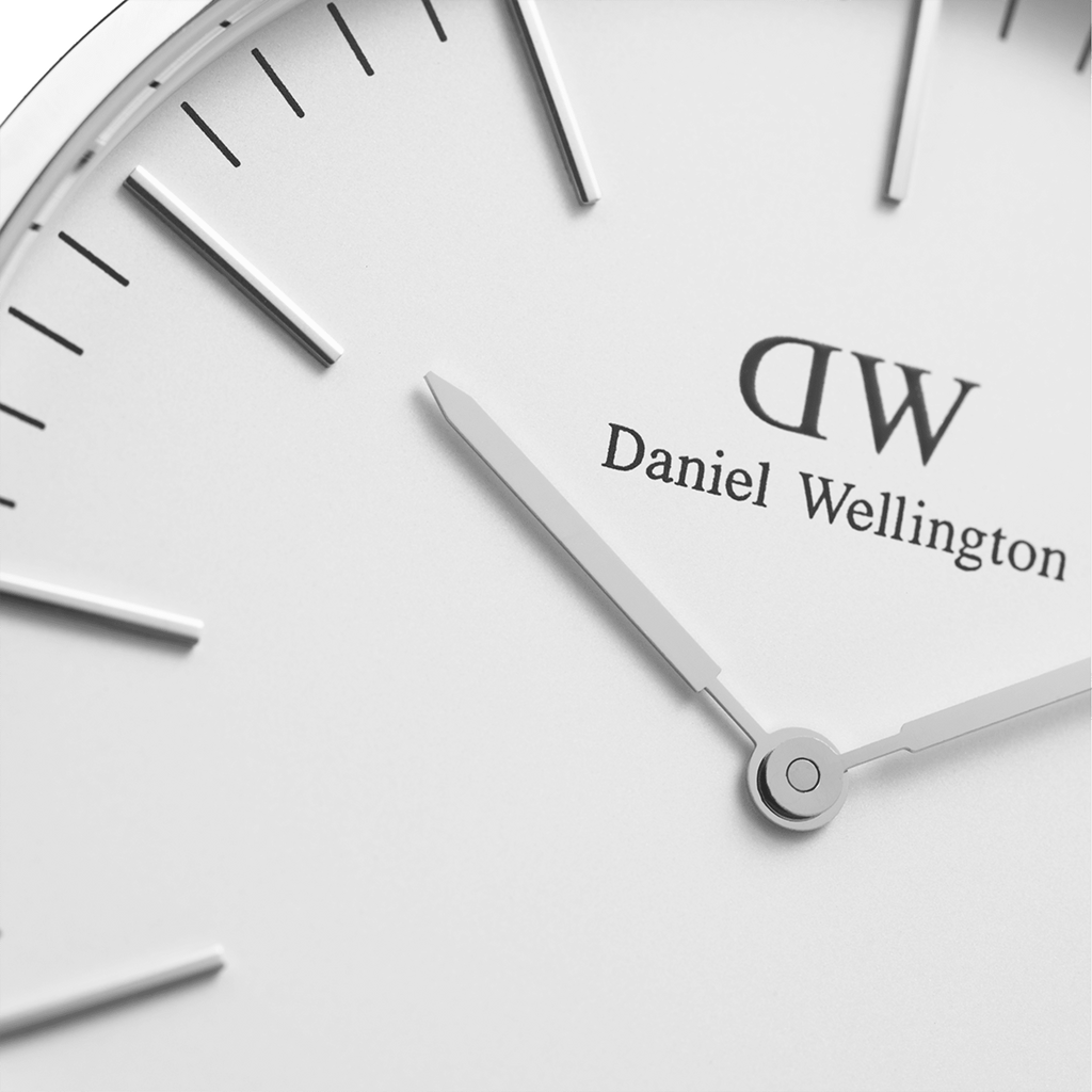 Daniel Wellington Classic 40 Sheffield Silver & White Watch Watch Daniel Wellington   
