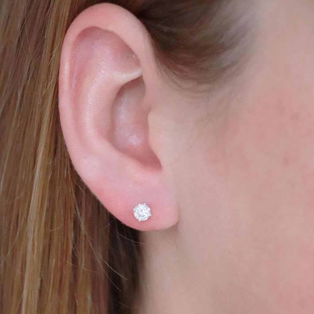 Stud Earrings with 0.75ct Diamonds in 9K Rose Gold Earrings Boutique Diamond Jewellery   