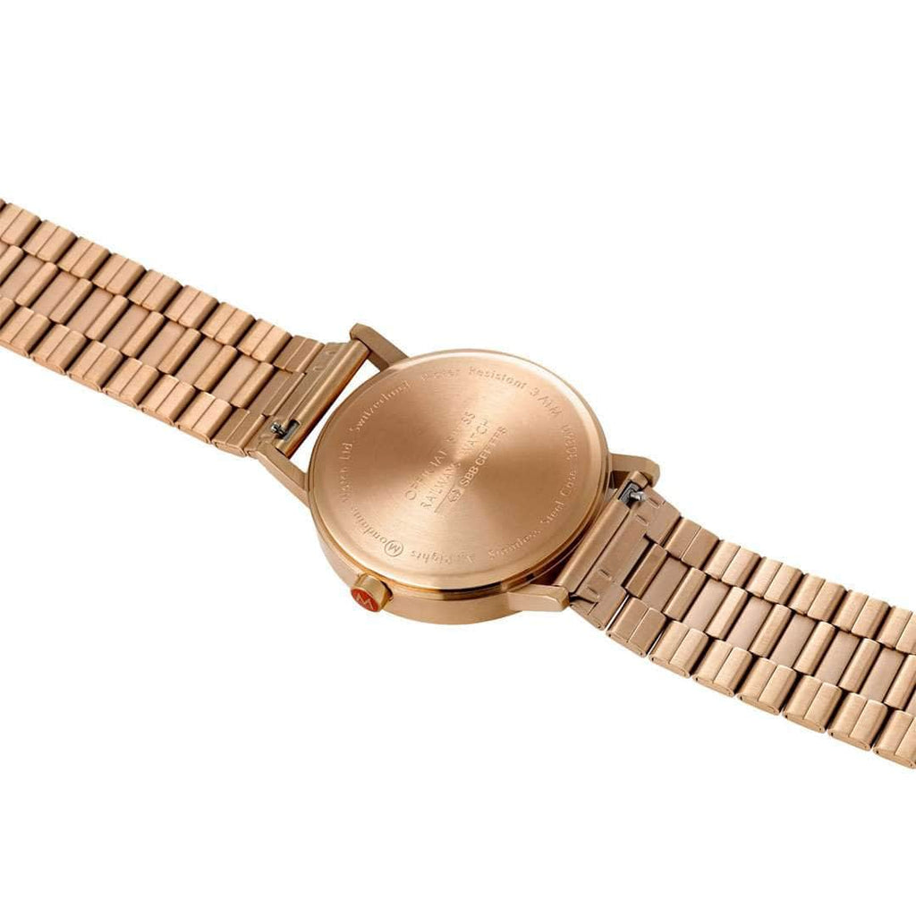 Mondaine Official Classic Metal Rose Gold Watch 40mm - A660.30360.16SBR Watch Mondaine   