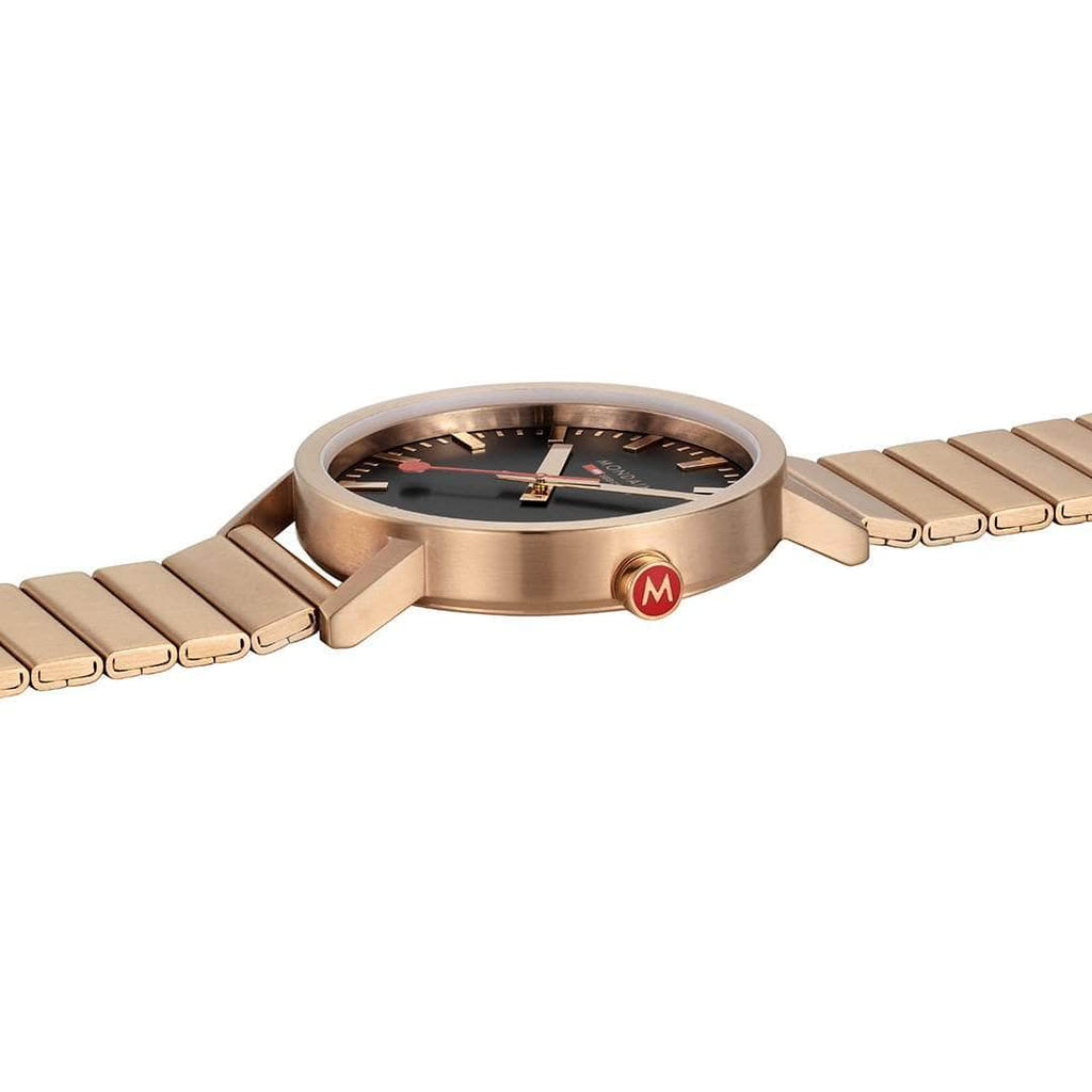Mondaine Official Classic Metal Rose Gold Watch 40mm - A660.30360.16SBR Watch Mondaine   
