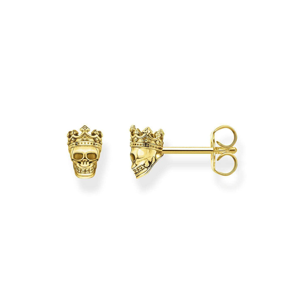 Thomas Sabo Ear Studs Skull Gold Earrings Thomas Sabo   