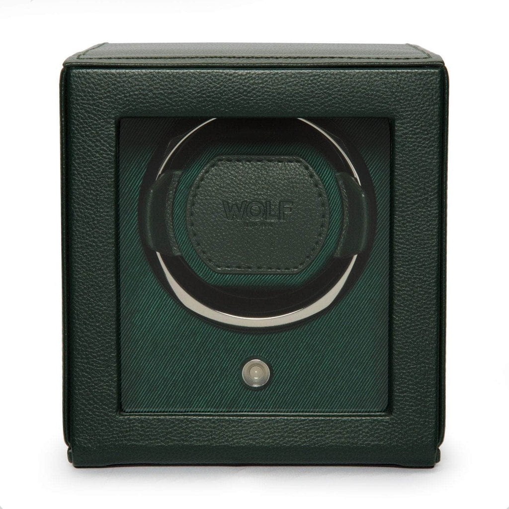Wolf Cub Winder with Cover Green Watch Winder Wolf   