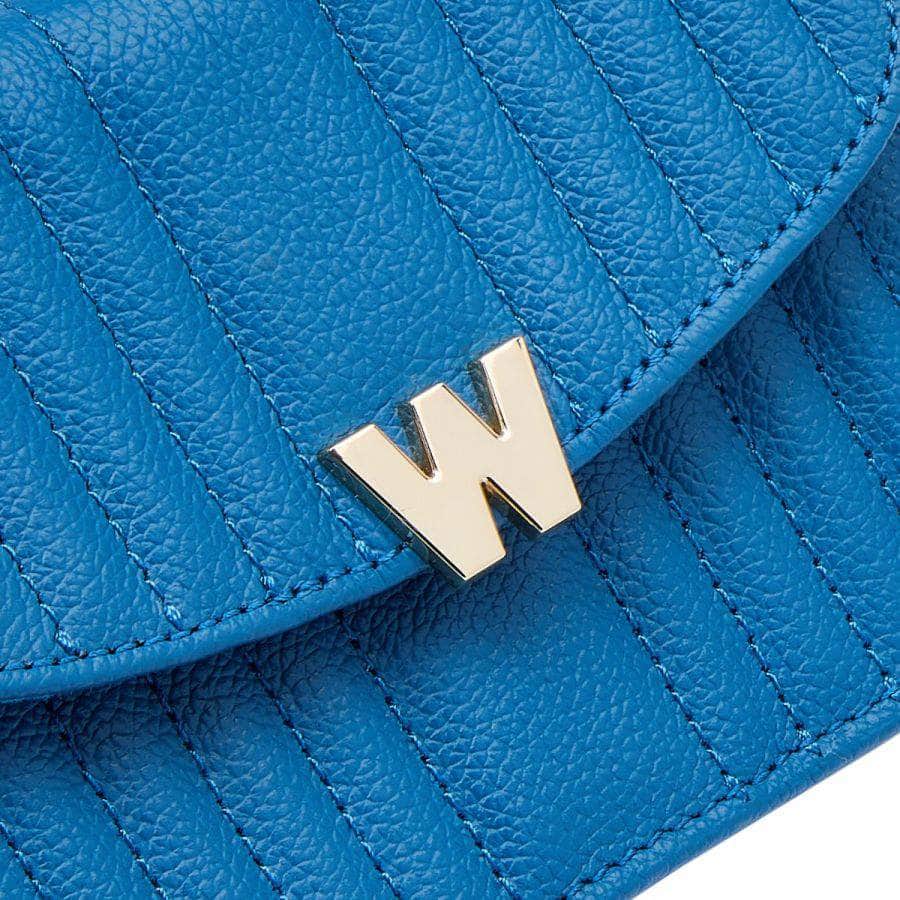 Wolf Mimi Mini Bag with Wristlet & Lanyard Blue Handbags Wolf   