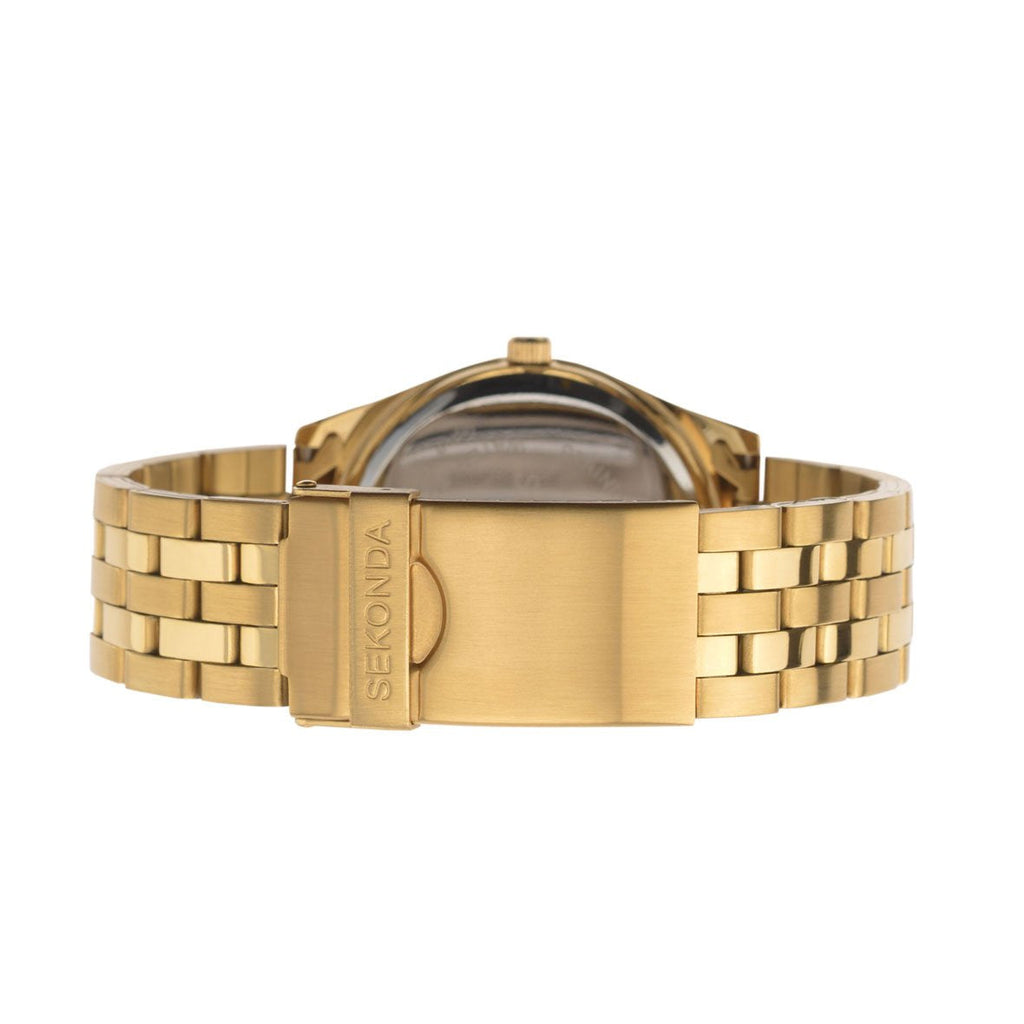 Sekonda Men's Classic Gold Plated Bracelet Watch Watch Sekonda   