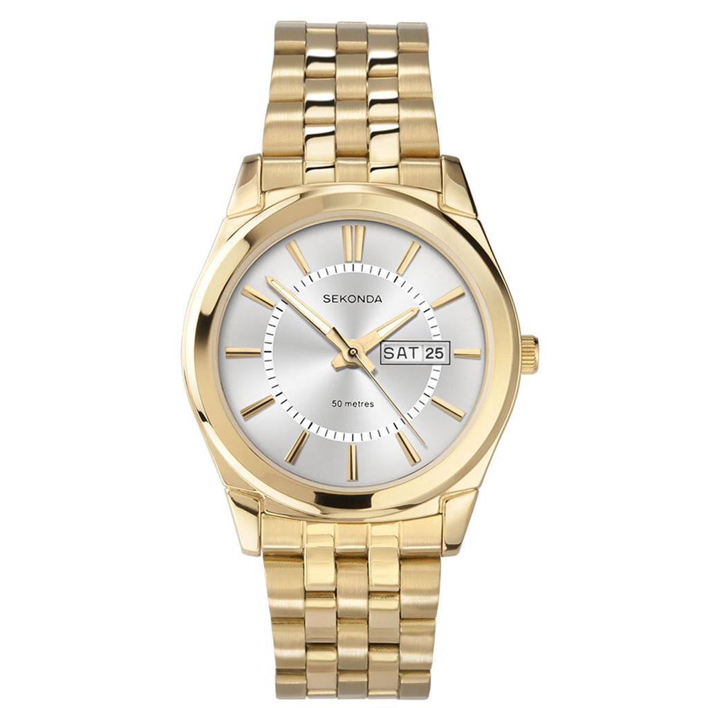 Sekonda Men's Classic Gold Plated Bracelet Watch Watch Sekonda Default Title  