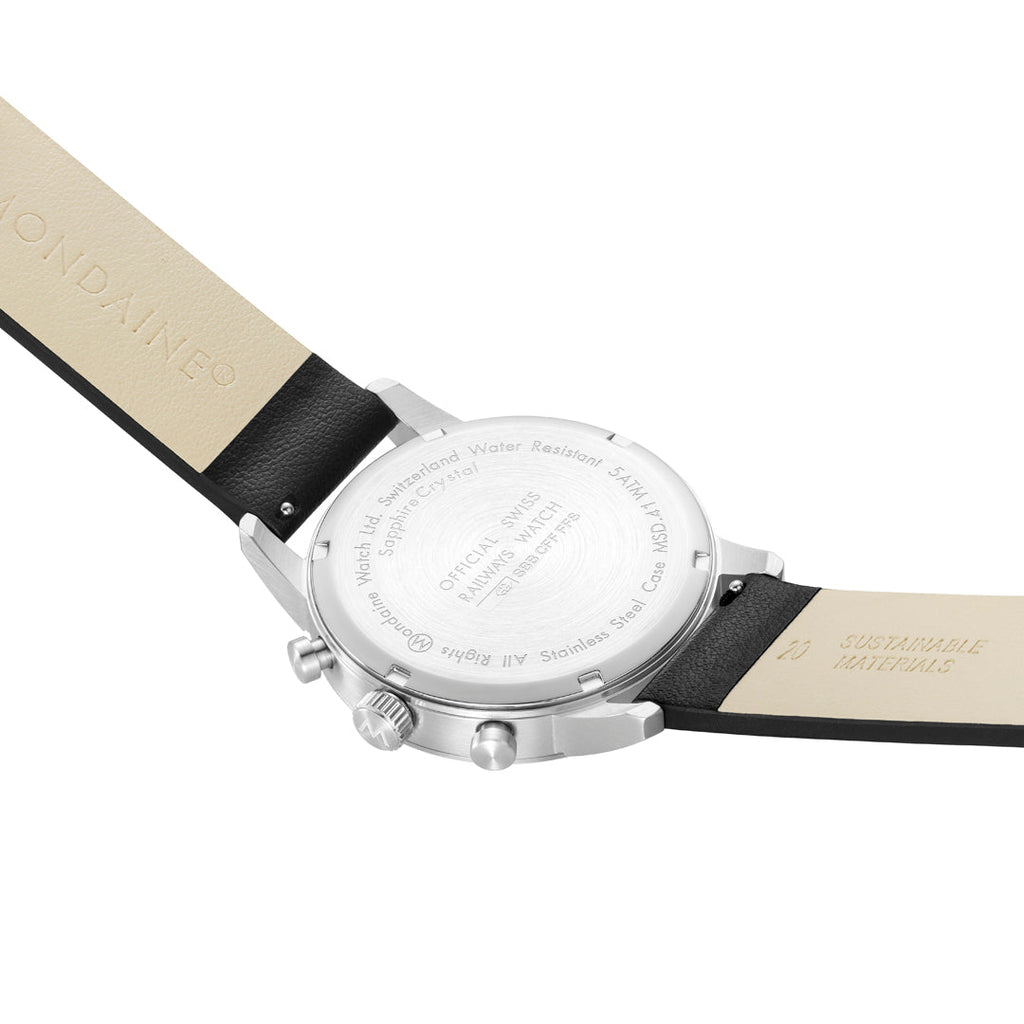 Mondaine Official Swiss Railways Neo Chronograph Super-LumiNova® 41mm Watch Watches Mondaine   