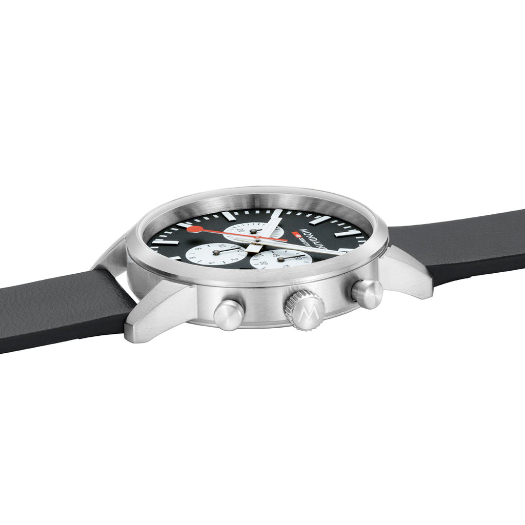 Mondaine Official Swiss Railways Neo Chronograph Super-LumiNova® 41mm Watch Watches Mondaine   