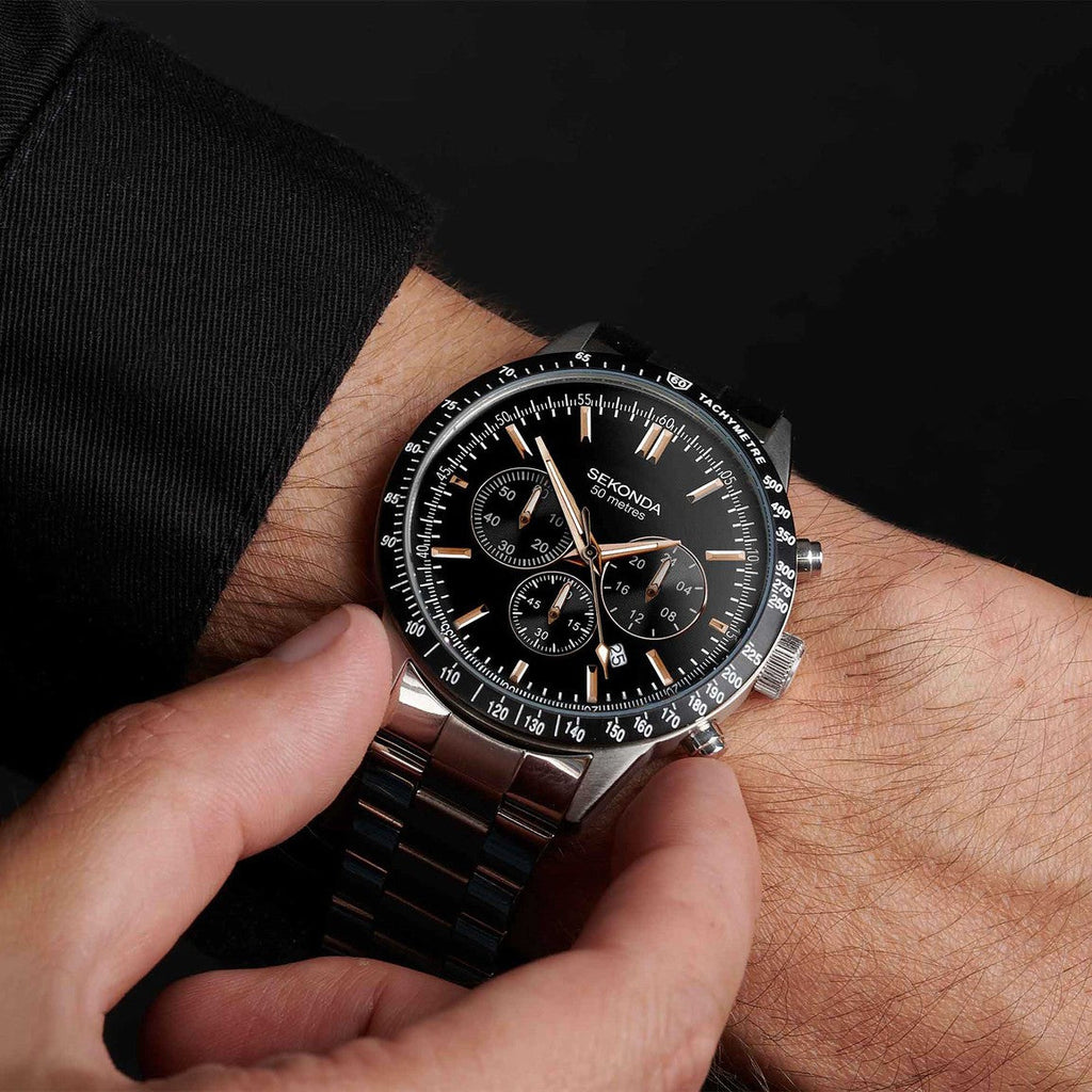 Sekonda Velocity Men's Chronograph Watch SK30023 Watches Sekonda   