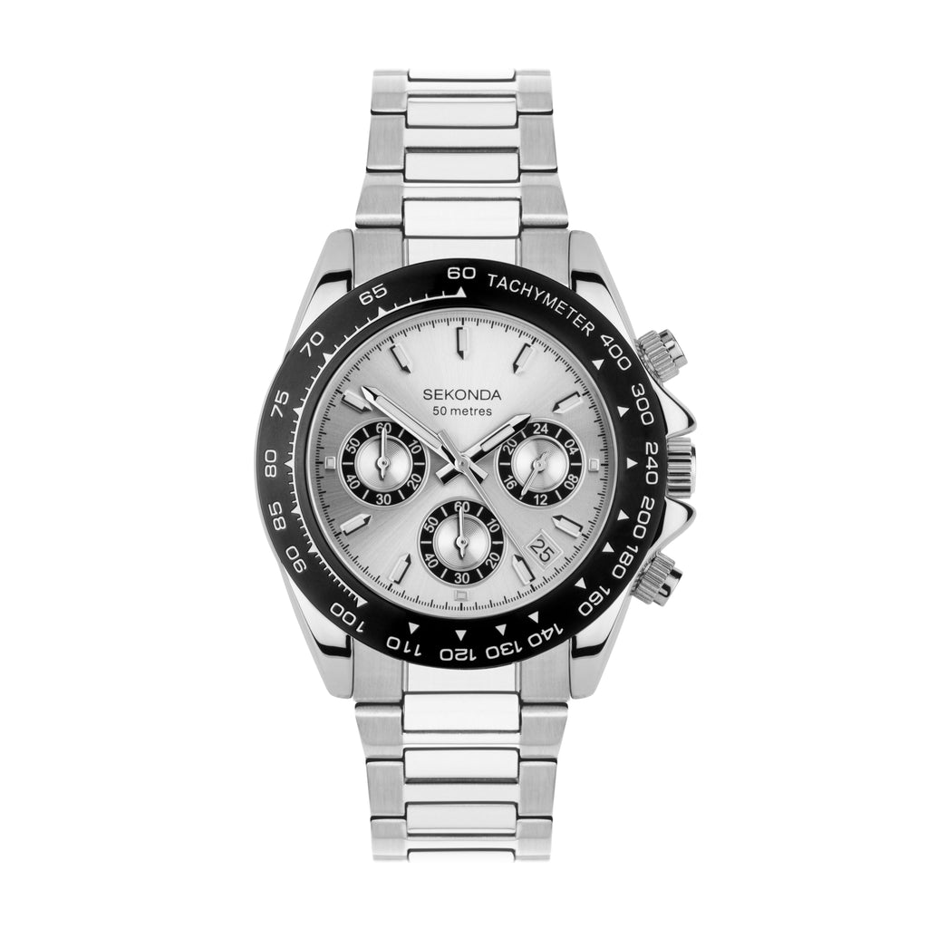 Sekonda Circuit Silver Watch - SK30201 Watch Sekonda   