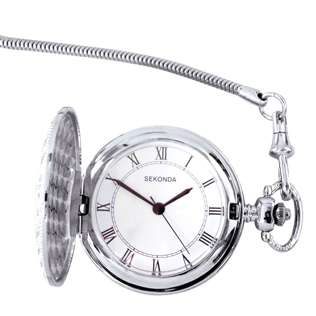 Sekonda Men's Silver Plated Pocket Watch Watch Sekonda Default Title  