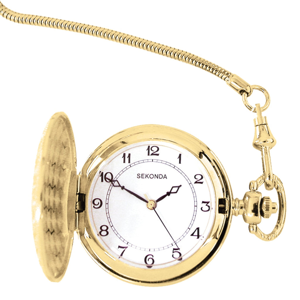 Sekonda Men's Gold Plated Pocket Watch Watch Sekonda Default Title  