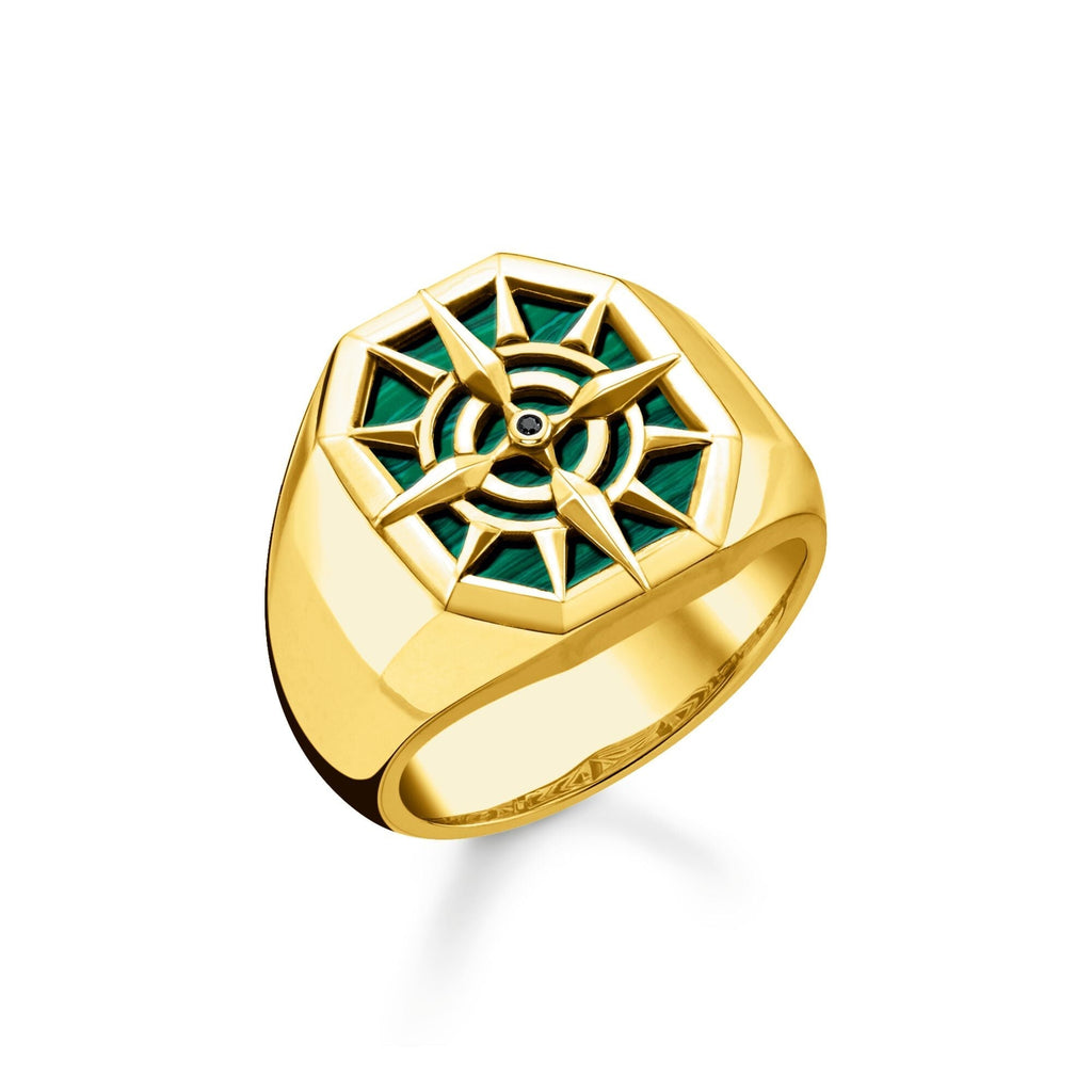 THOMAS SABO Ring compass green Ring Thomas Sabo   