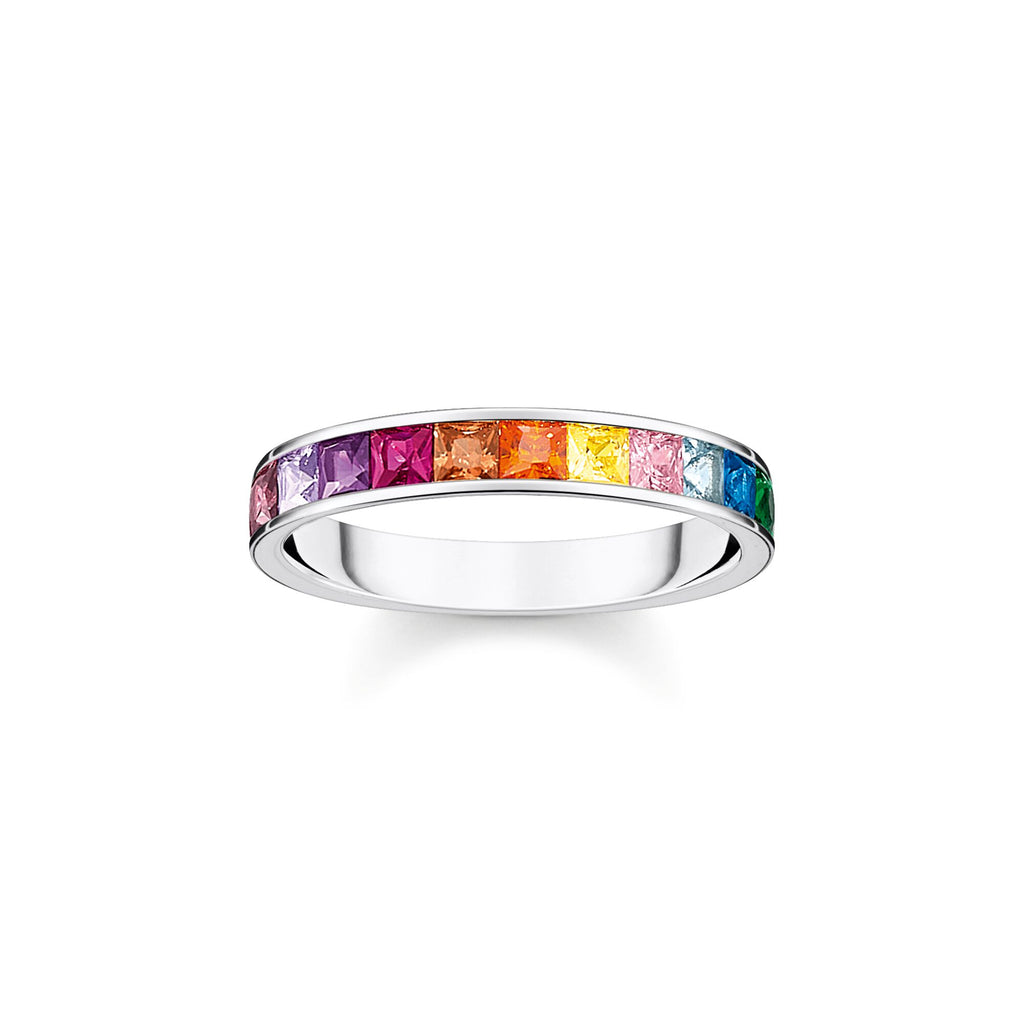 THOMAS SABO Ring colourful stones silver Ring Thomas Sabo   