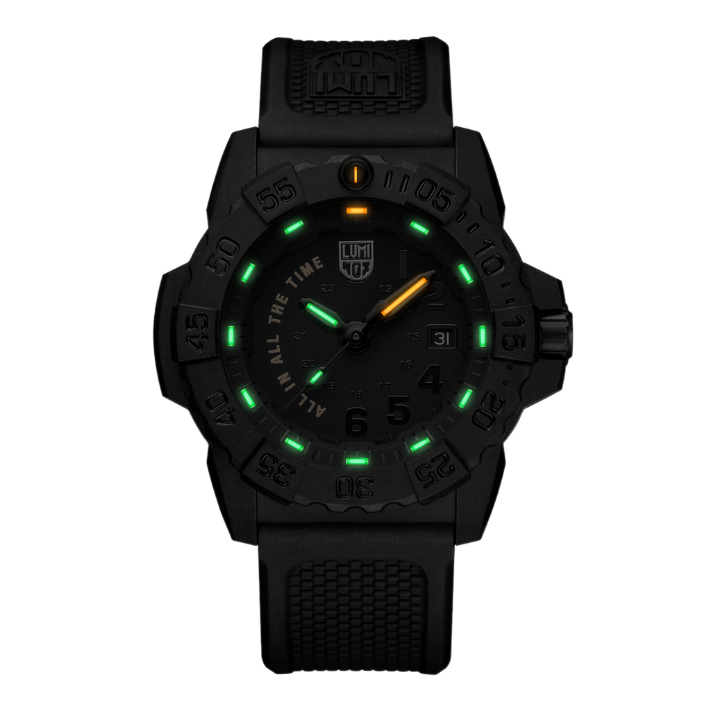 Luminox Navy SEAL Blackout Limited Edition 45mm Men's Watch - XS.3501.BO.AL Watch Luminox   