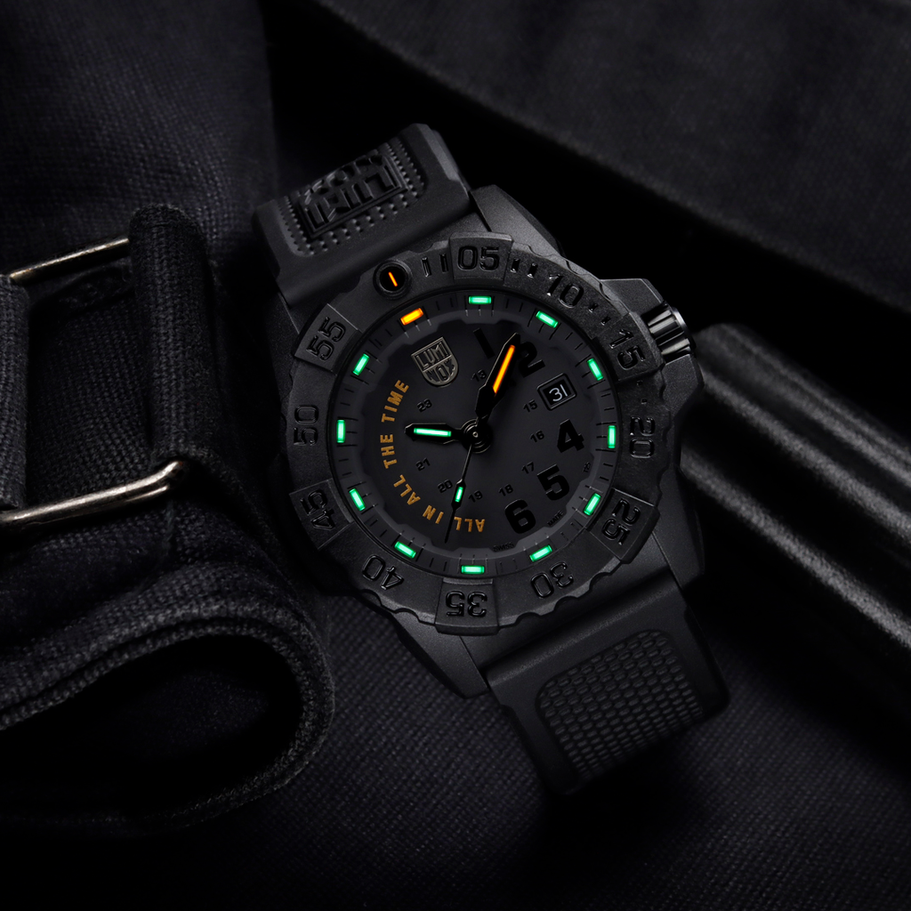 Luminox Navy SEAL Blackout Limited Edition 45mm Men's Watch - XS.3501.BO.AL Watch Luminox   