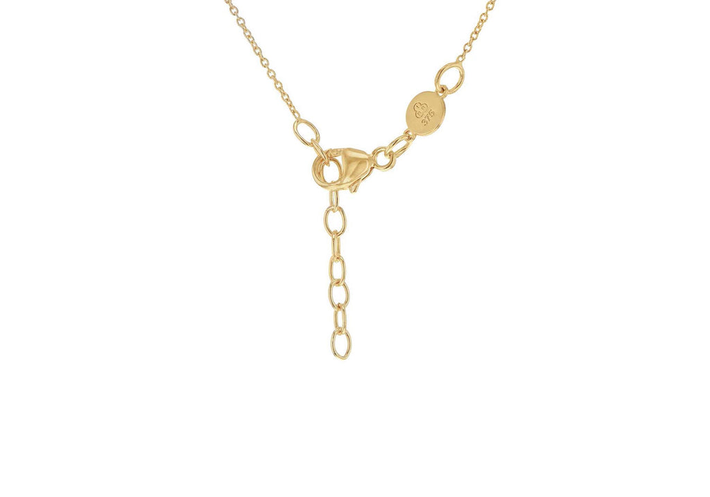 9K Yellow Gold Compass Necklace 40-42 cm Necklace 9K Gold Jewellery   
