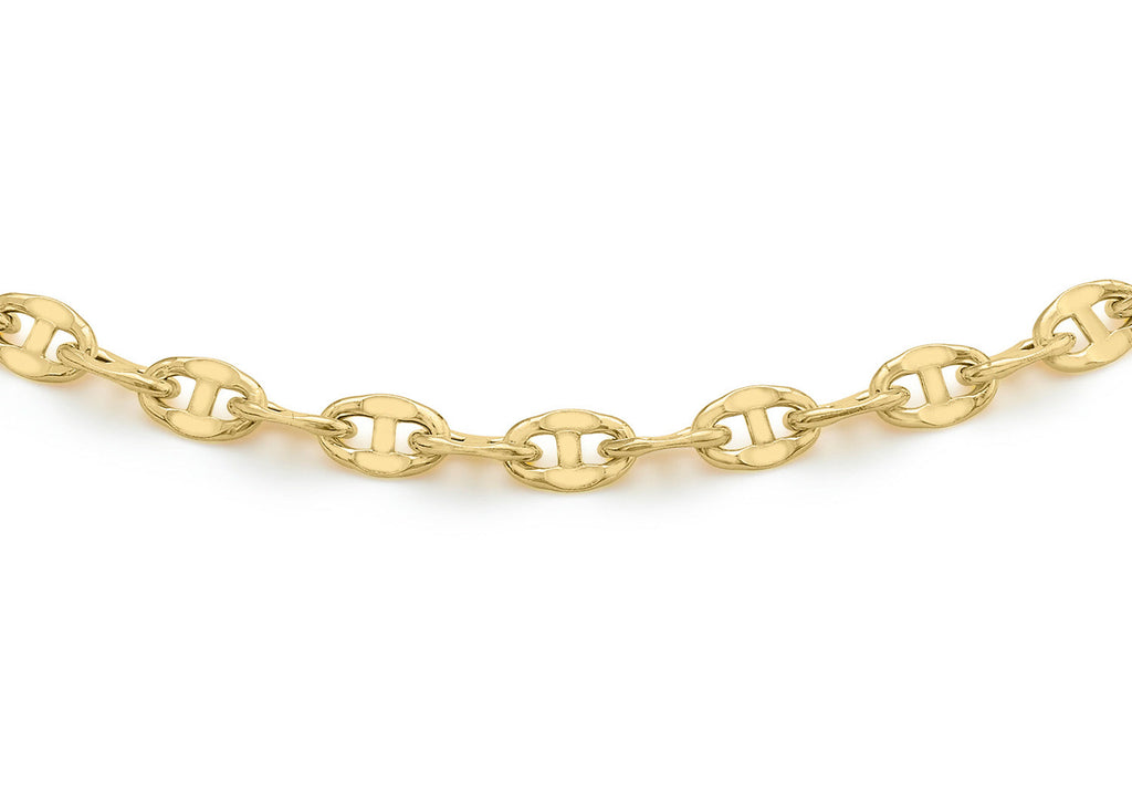 9K Yellow Gold Link Bracelet 18 cm Bracelet 9K Gold Jewellery   