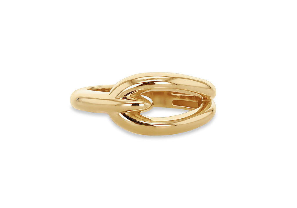 9K Yellow Gold Open Link Ring Ring 9K Gold Jewellery   