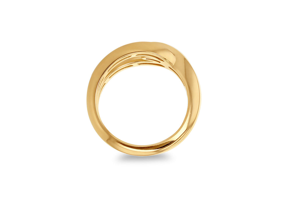 9K Yellow Gold Open Link Ring Ring 9K Gold Jewellery   