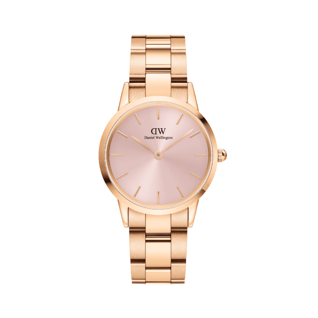 Daniel Wellington Iconic Link 32 Rose Gold & Light Pink Watch Watch Daniel Wellington   