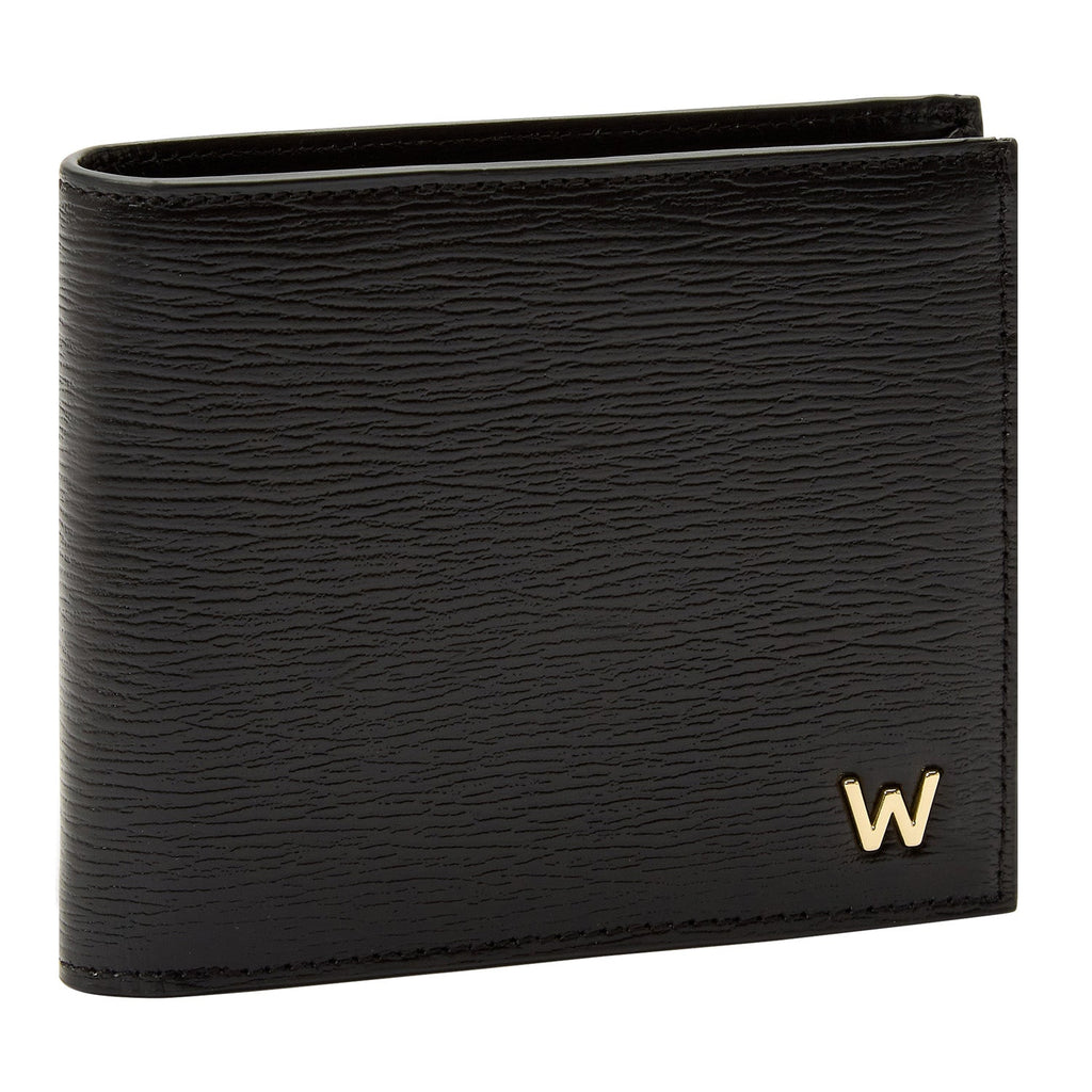 Wolf Logo Billfold Wallet with Coin Pouch Black Card Wallet Wolf   