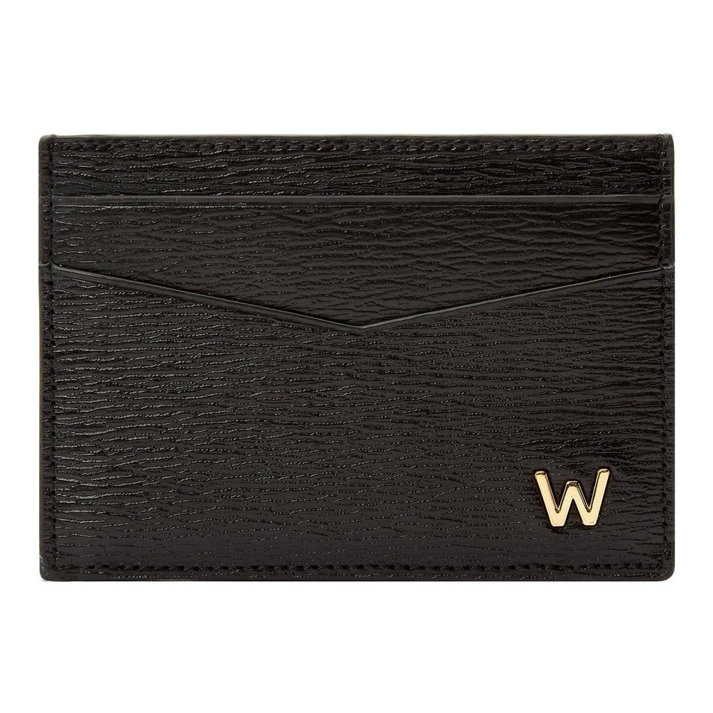 Wolf Logo Cardholder Black Card Wallet Wolf   