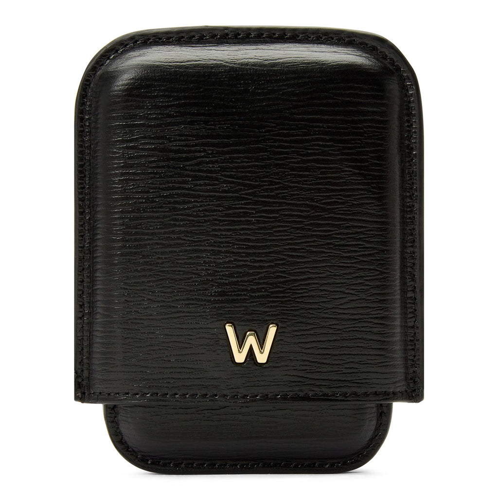 Wolf Logo Molded Card Holder Black Card Wallet Wolf   
