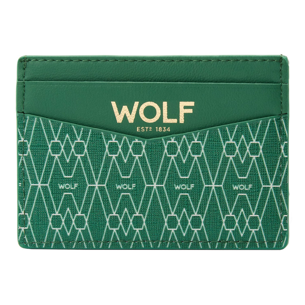 Wolf Signature Cardholder Card Wallet Wolf Green  