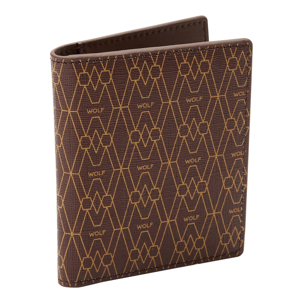 Wolf Signature Range ID Card Case Card Wallet Wolf Brown  