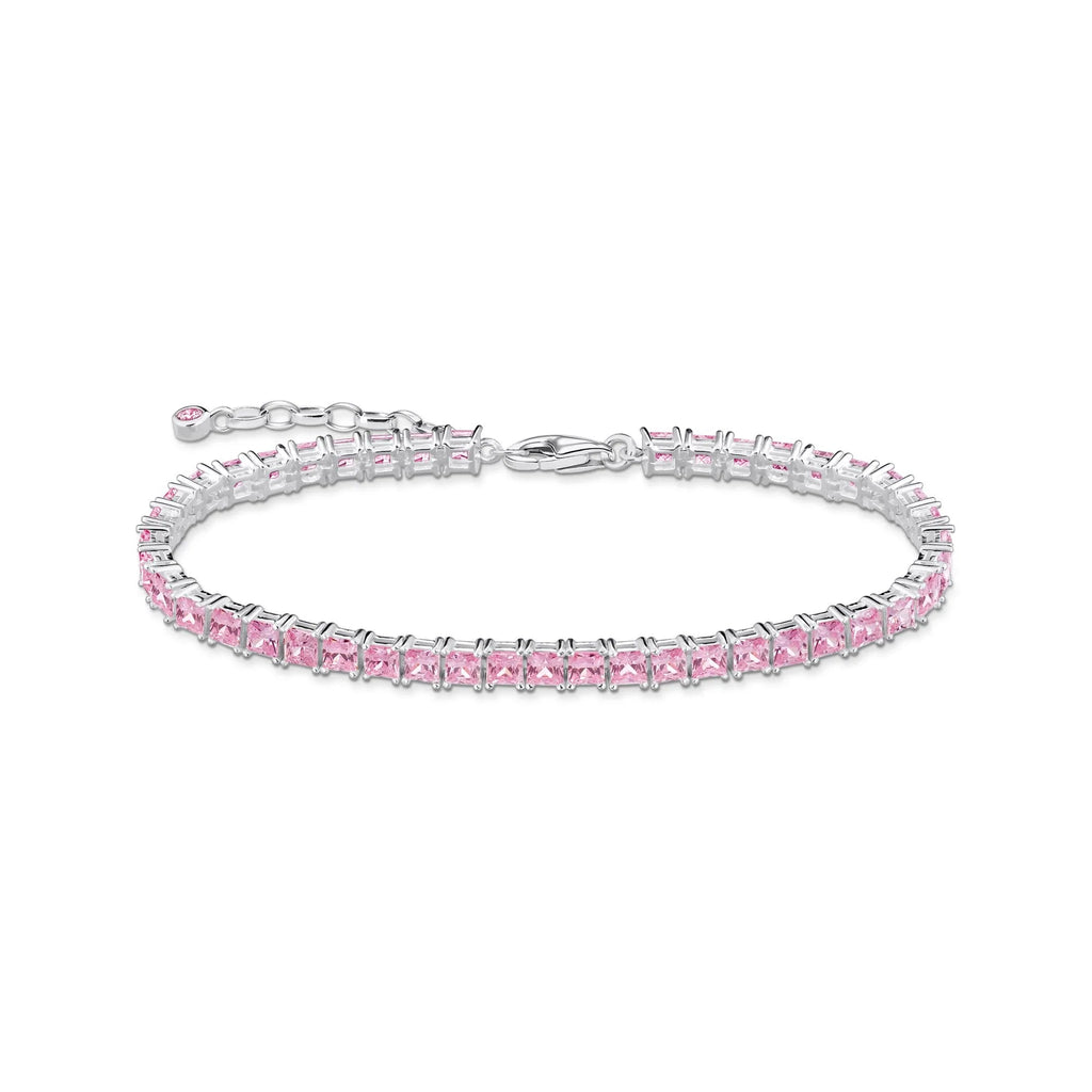 THOMAS SABO Heritage Pink Tennis Bracelet Bracelet Thomas Sabo 16 - 19 cm  