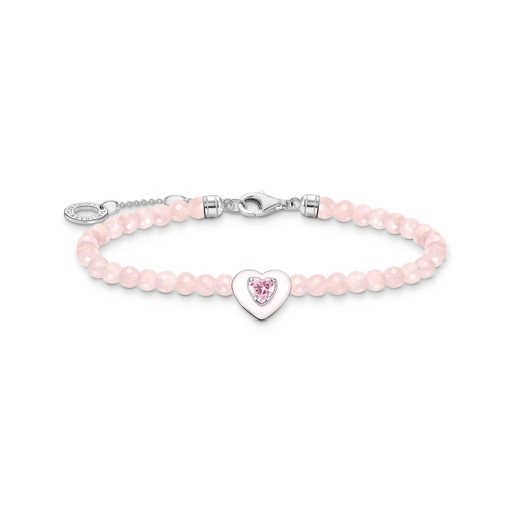 THOMAS SABO Pink Pearls Heart Bracelet Bracelet Thomas Sabo 40 - 45 cm  