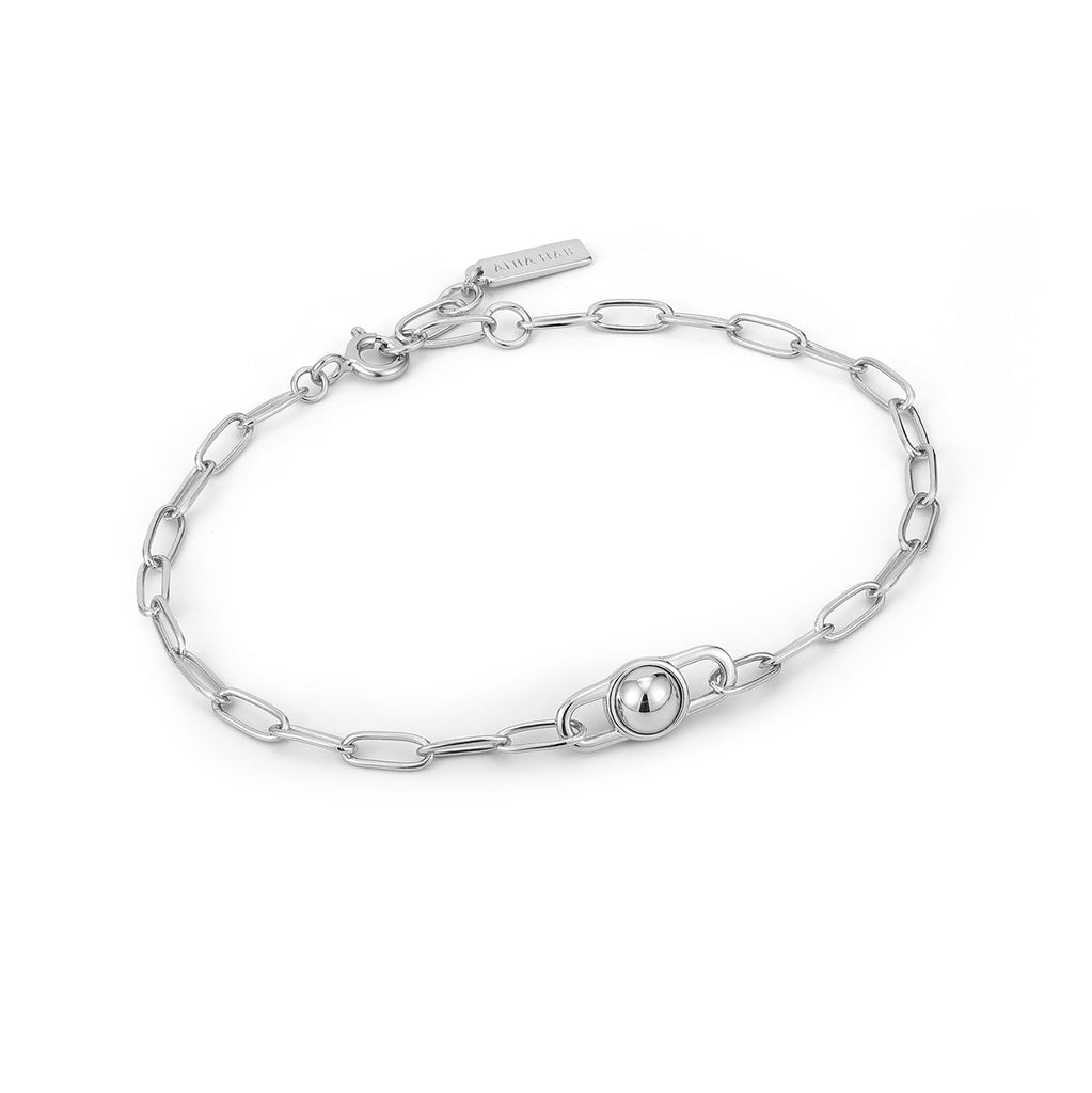 Ania Haie Silver Orb Link Chunky Chain Bracelet Bracelets Ania Haie   
