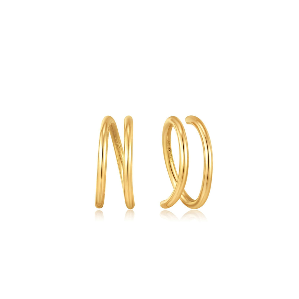 Ania Haie 14kt Gold Twist Earrings earrings Ania Haie   