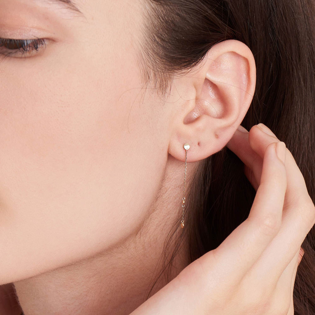 Ania Haie 14kt Gold Disc Drop Earrings earrings Ania Haie   