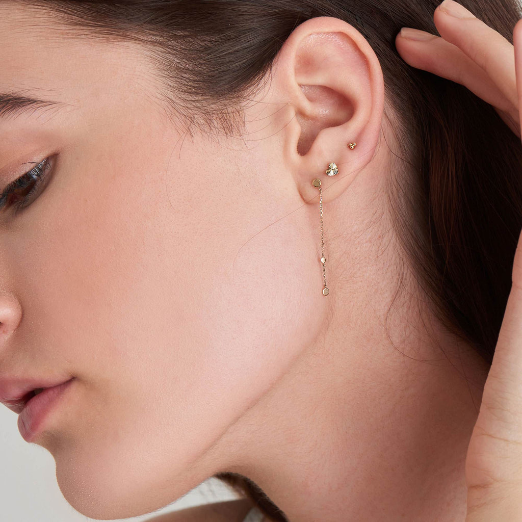 Ania Haie 14kt Gold Disc Drop Earrings earrings Ania Haie   